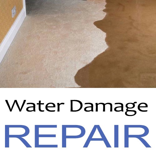 how to repair water damaged drywall Placentia CA