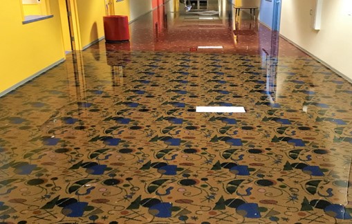 water damage floor Pinewood FL