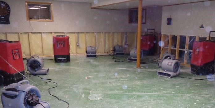 water damage cleanup and restoration Olympia WA