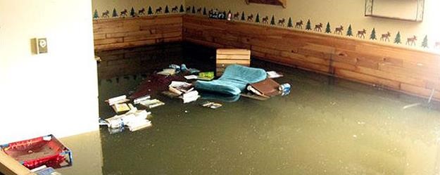 flood damage house Brenham TX