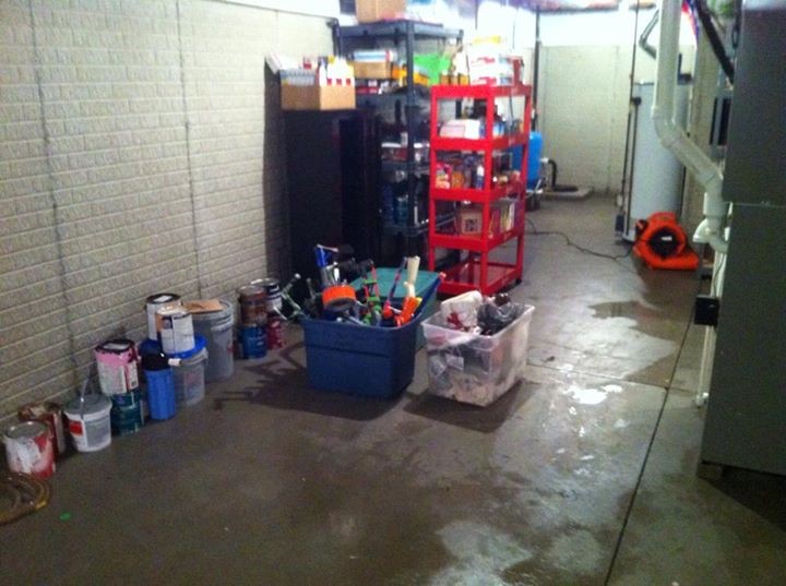 basement water damage cleanup Mehlville MO