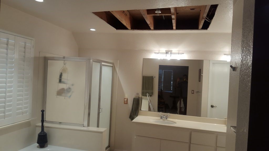bathroom water damage repair Crown Point IN