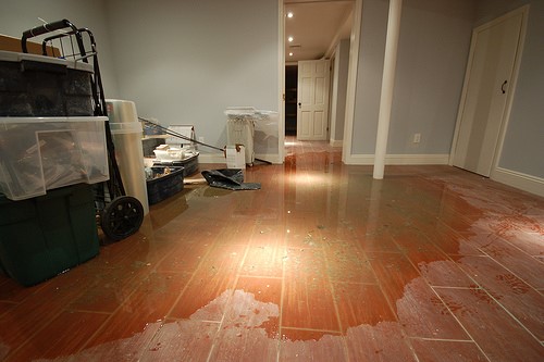 water damaged kitchen floor Pleasure Ridge Park KY
